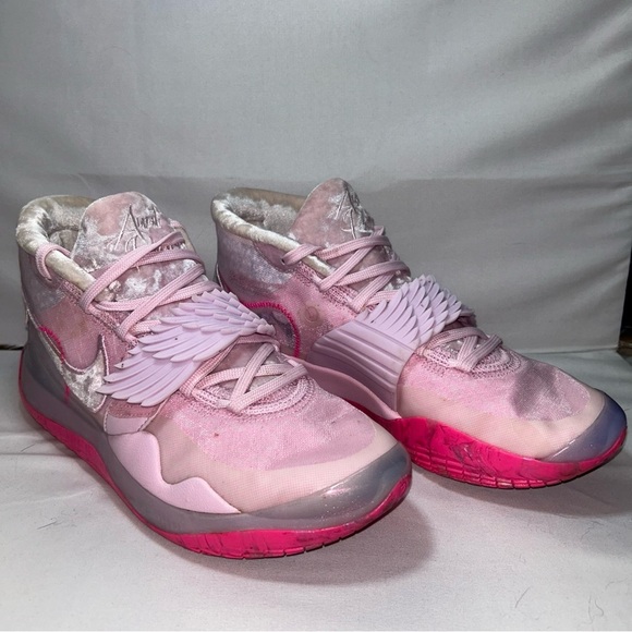 Nike KD 12 Aunt Pearl Basketball Shoes Breast Cancer Awareness Pink Plush Mesh main image 10